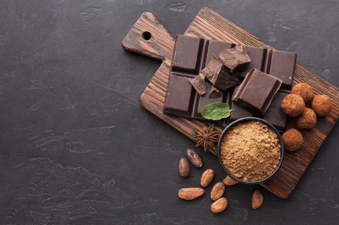 Sôcôla đen và cacao tốt cho người bệnh cao huyết áp. Ảnh: Freepik.
