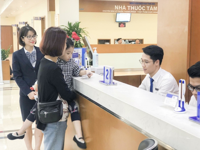 Tại khoa Nhi, BVĐK Tâm Anh, Hà Nội trẻ sẽ được khám và điều trị với bác sĩ giàu kinh nghiệm cùng quy trình khép kín rút ngắn thời gian chờ đợi. Ảnh: Bệnh viện cung cấp