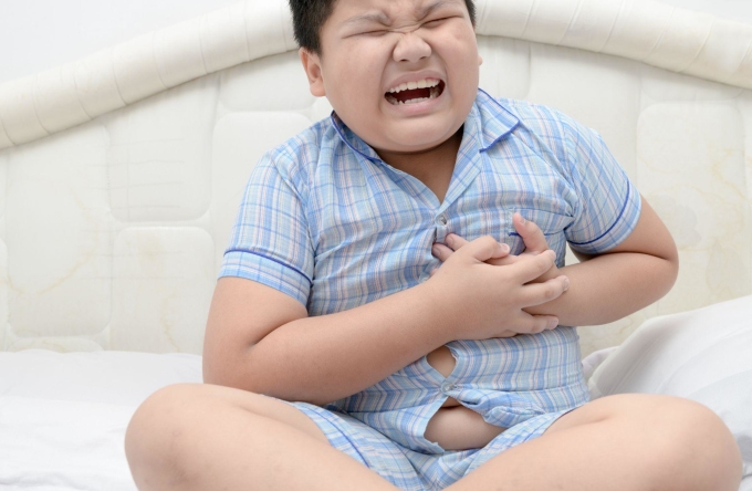 Trẻ béo phì có nguy cơ cao mắc bệnh lý tim mạch. Ảnh: Shutterstock